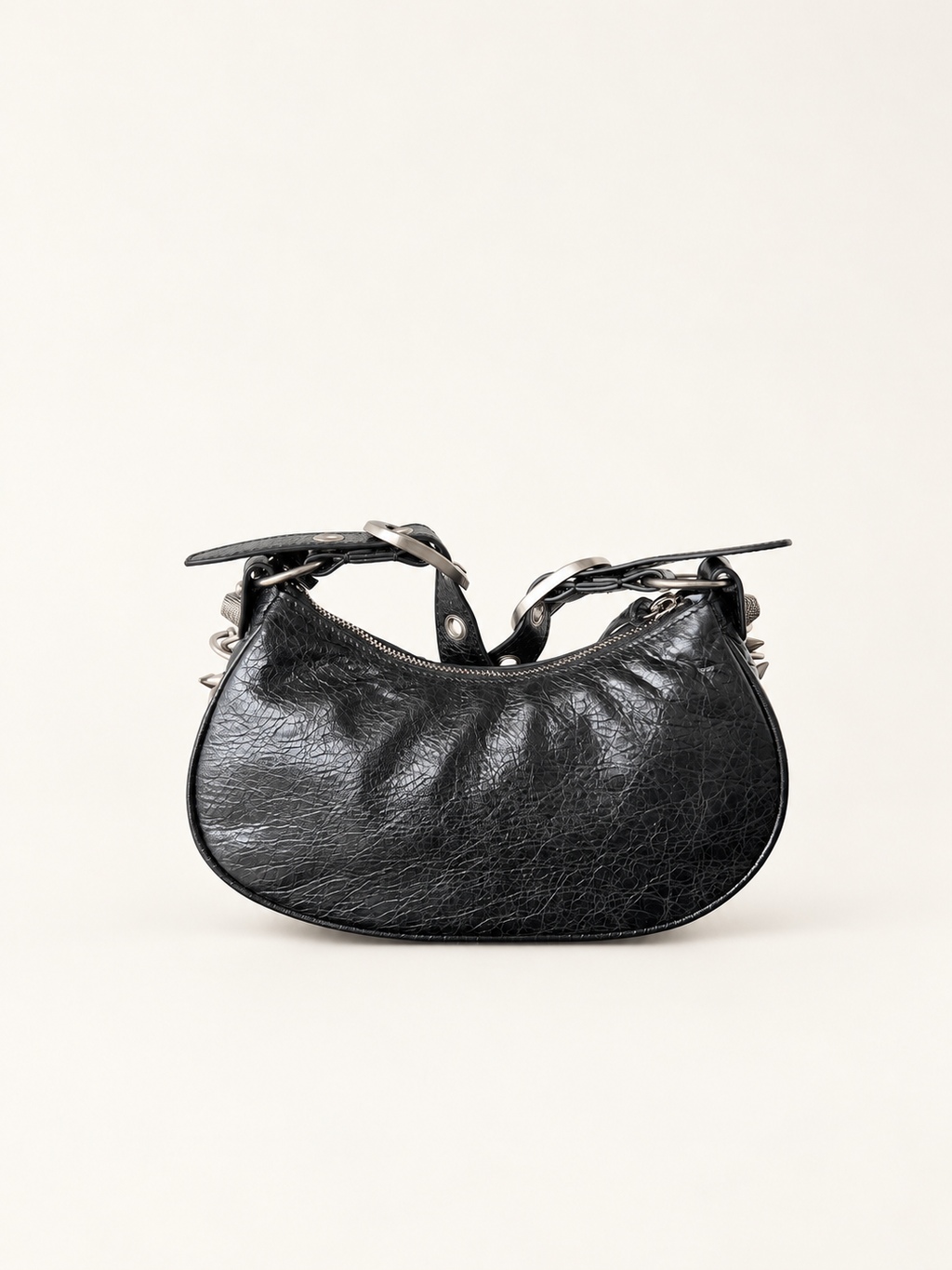 Balenciaga Le Cagole XS Piercing Black תיק נשים מבט אחורי