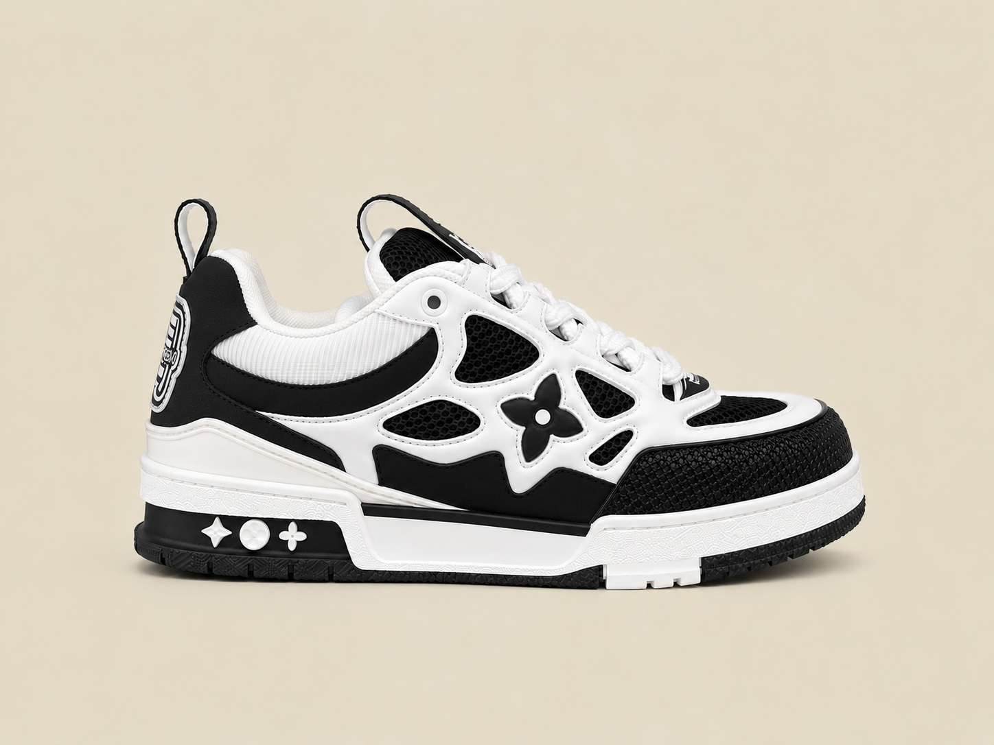 LV Skate Black White - Side