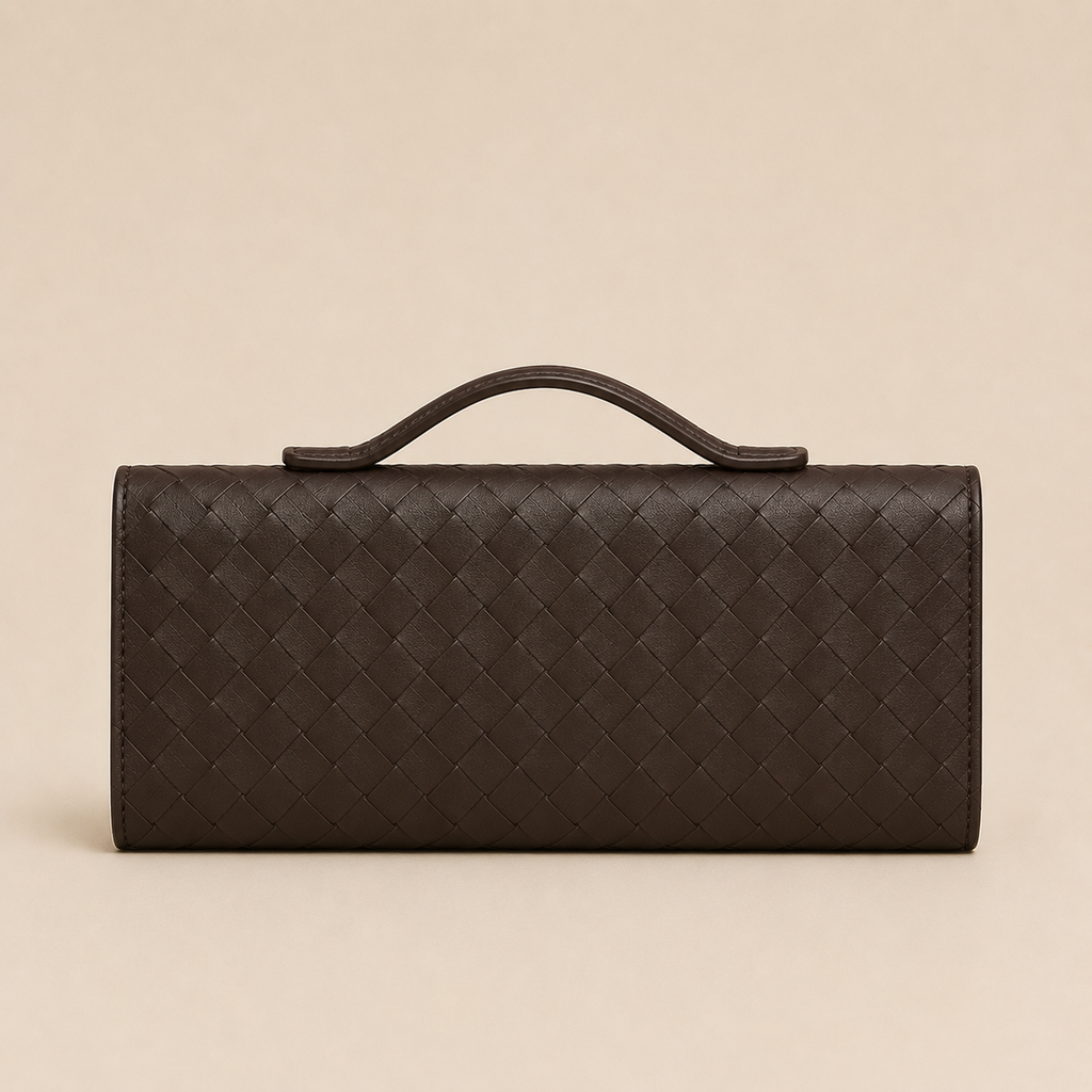 Bottega Veneta Andiamo Clutch Fondant — Back
