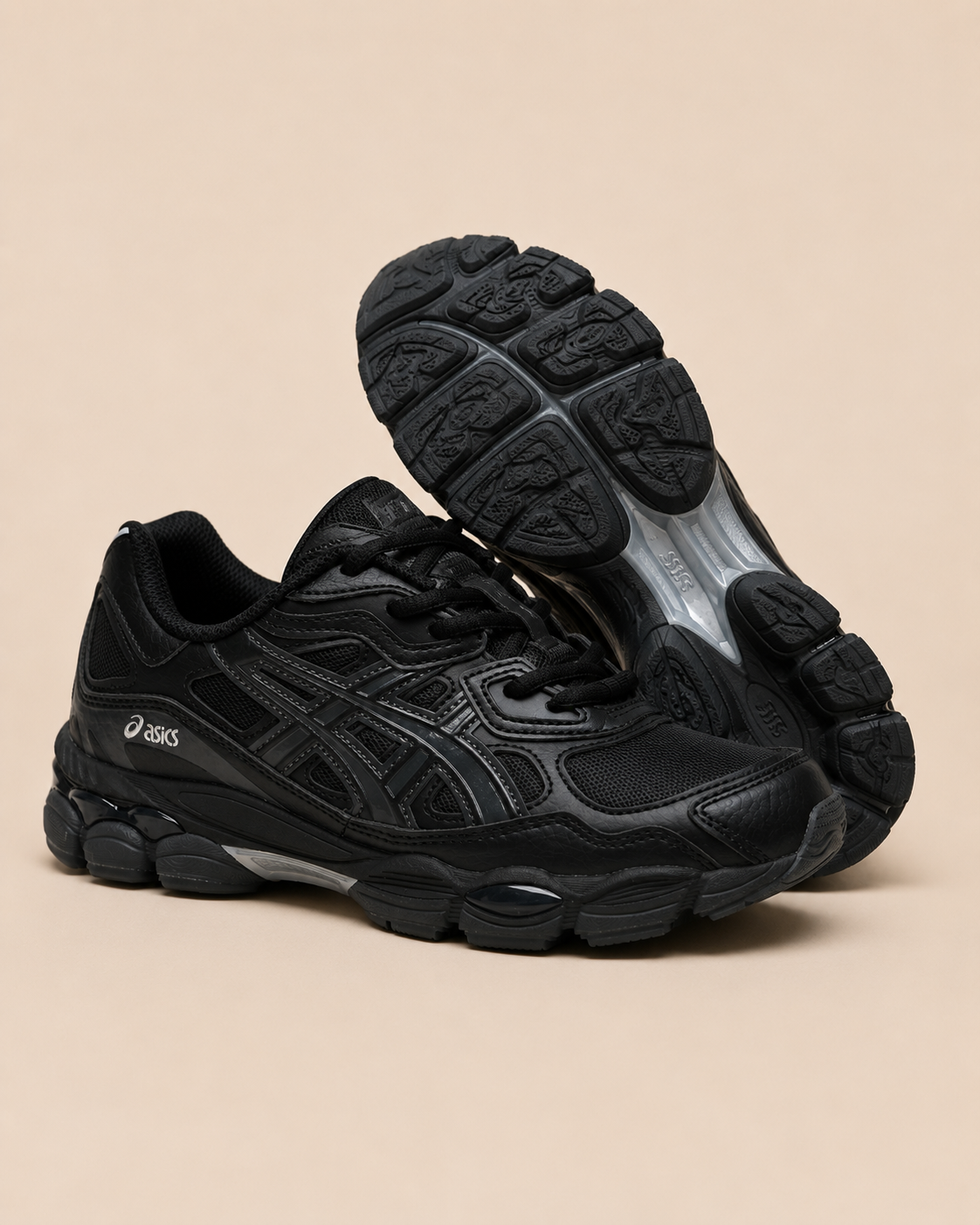ASICS Gel-NYC Triple Black - pair with sole