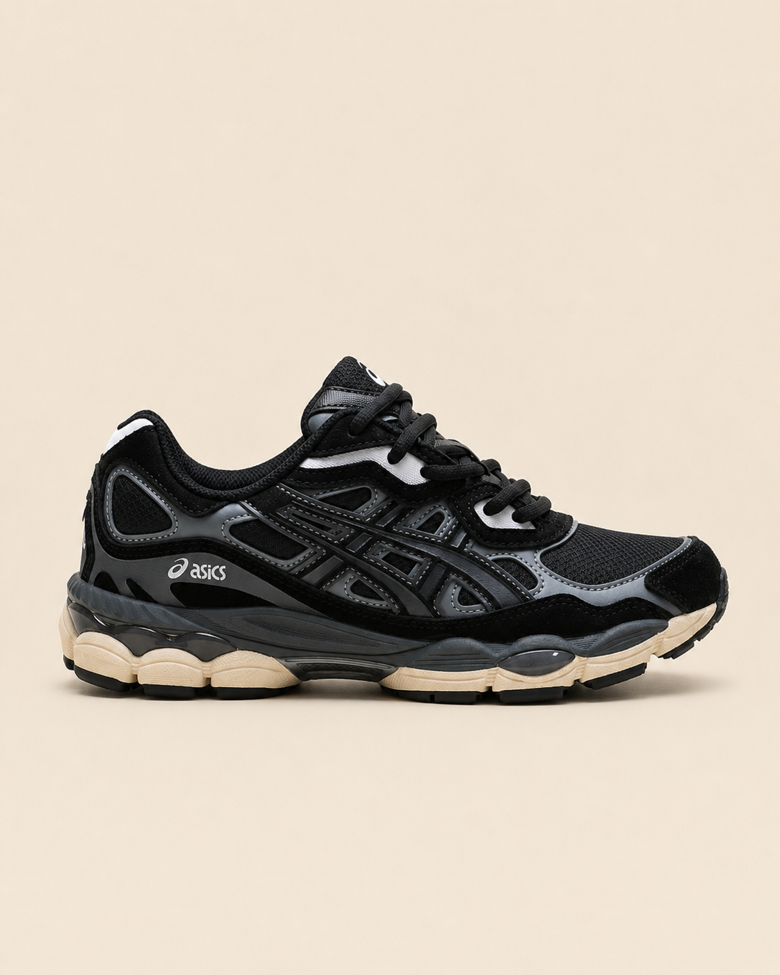 Asics Gel-NYC Black Cream - side