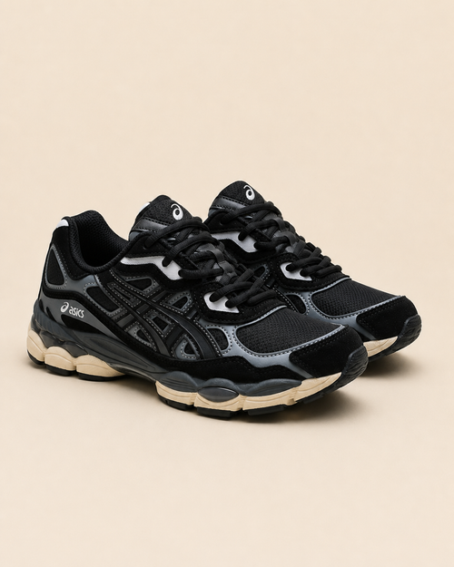 Asics Gel-NYC Black Cream - pair 3/4