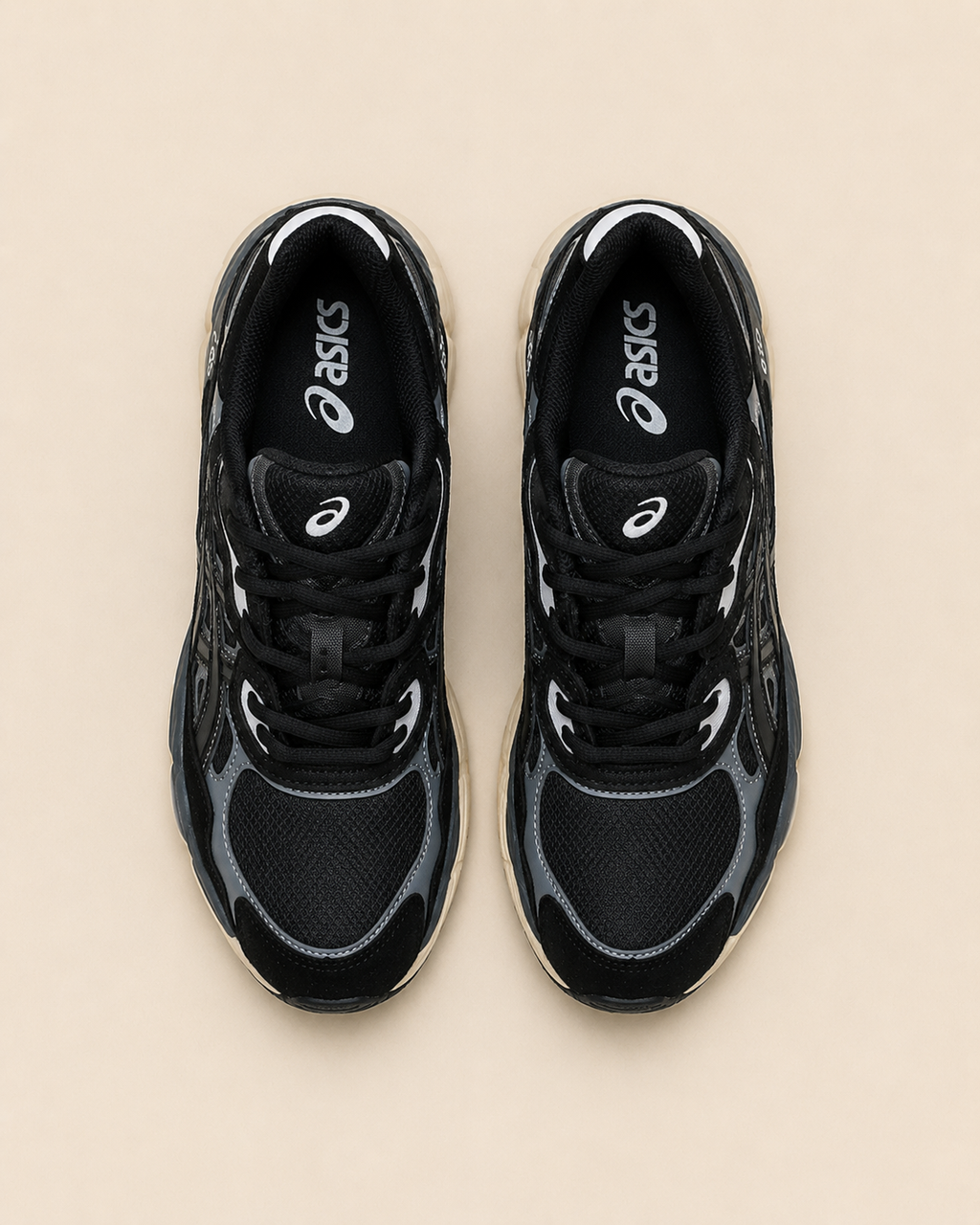 Asics Gel-NYC Black Cream - top