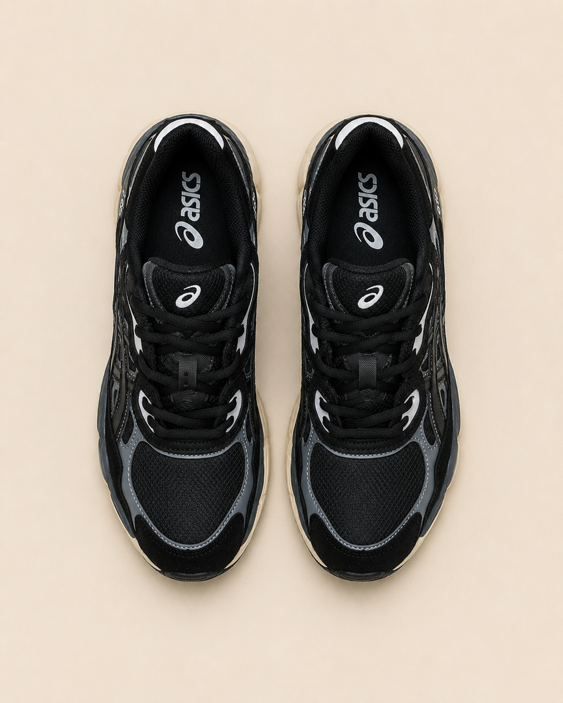 Asics Gel-NYC Black Cream - top