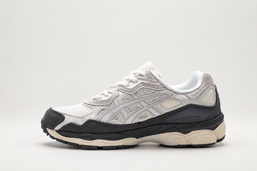 ASICS Gel-NYC Cream / Charcoal clean background alternate view