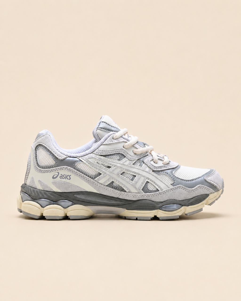 Asics Gel-NYC Grey Cream - side