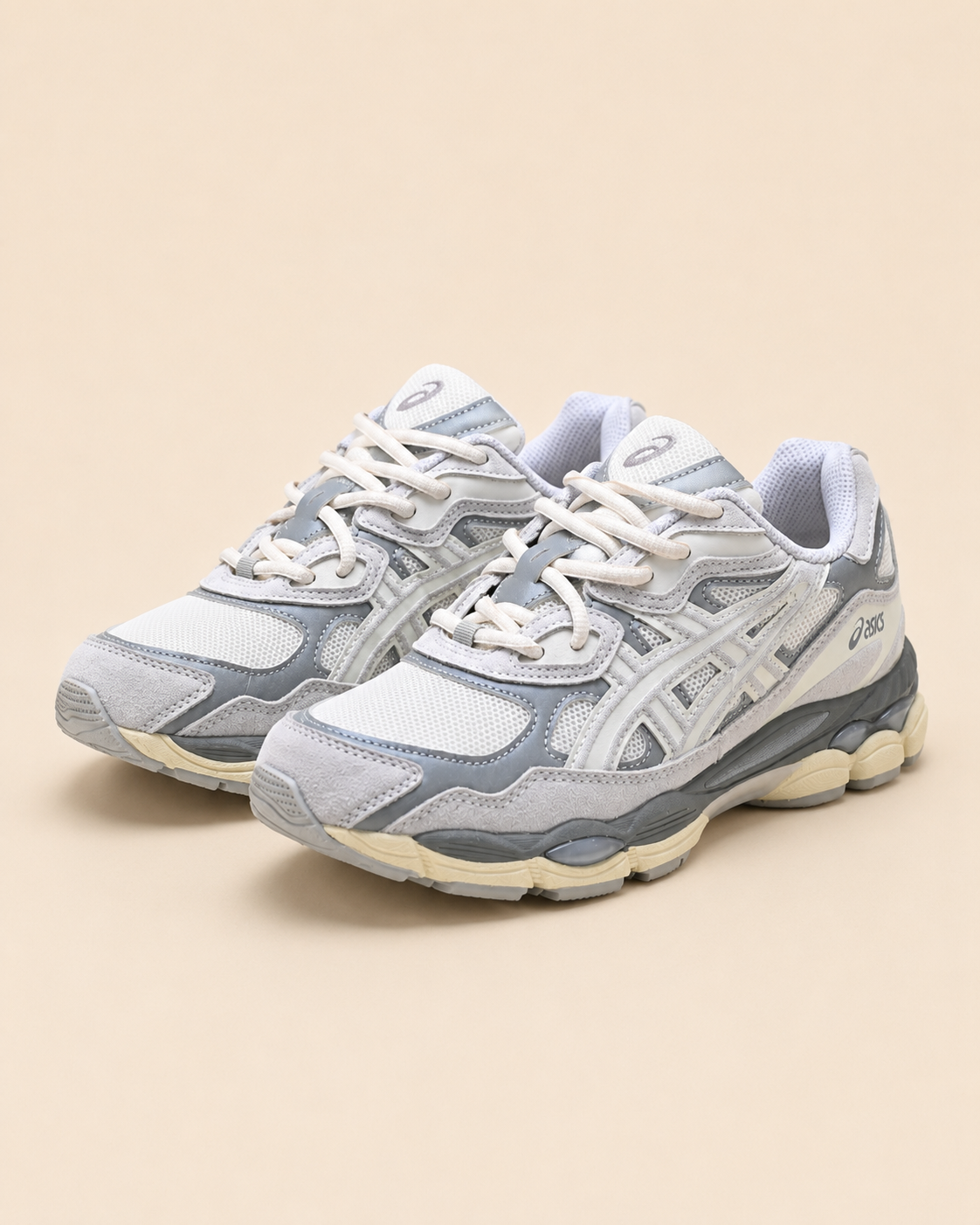 Asics Gel-NYC Grey Cream - pair 3/4