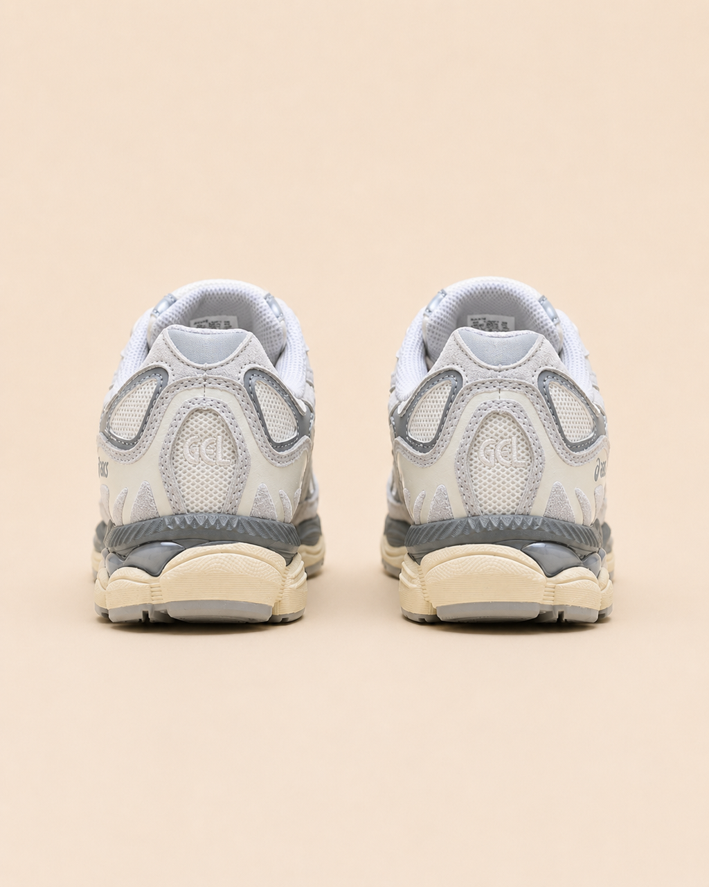 Asics Gel-NYC Grey Cream - back GEL