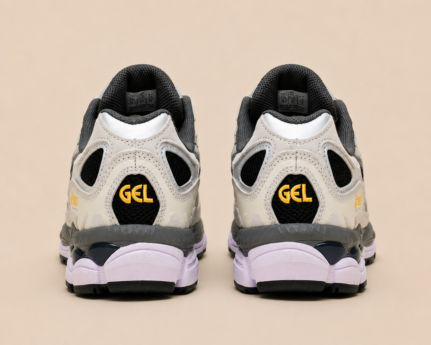 ASICS Gel-NYC Cream Lilac - back GEL