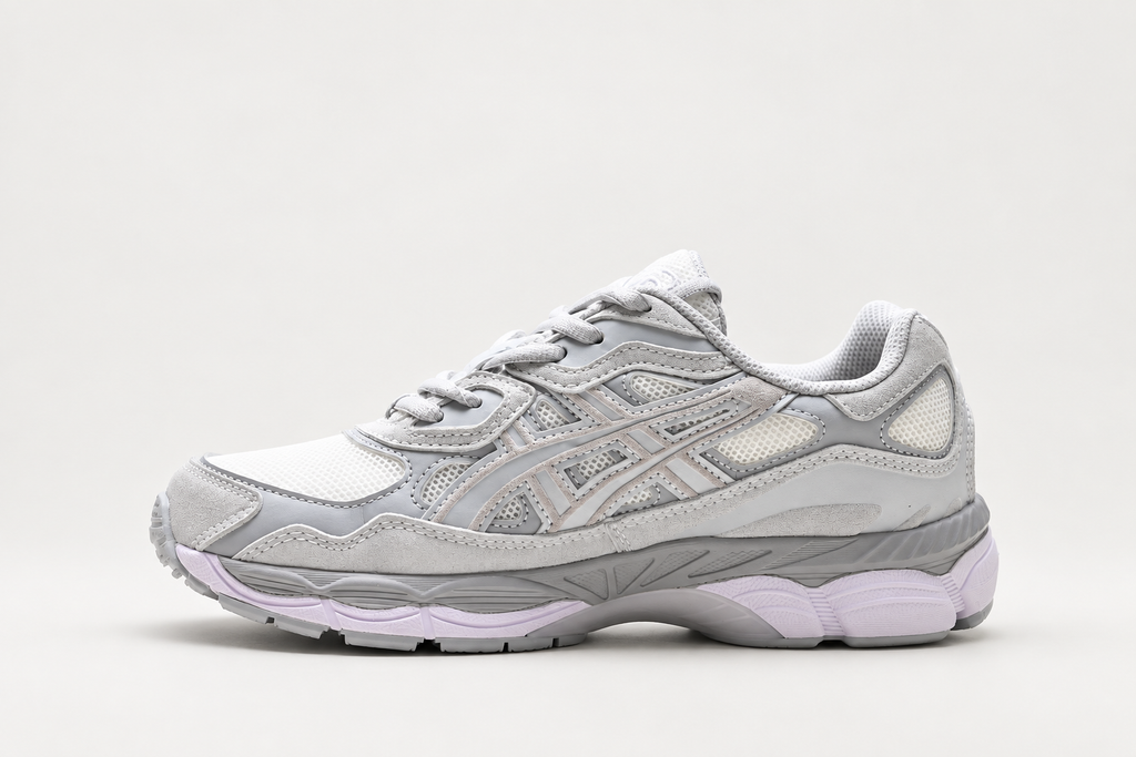 ASICS Gel-NYC Silver Grey / Lilac clean background alternate view
