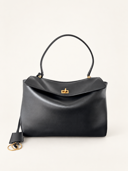 תיק נשים Balenciaga Rodeo Medium שחור — חזית