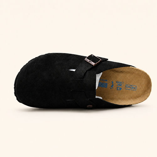 Birkenstock Boston Suede שחור לגברים - תמונה 2
