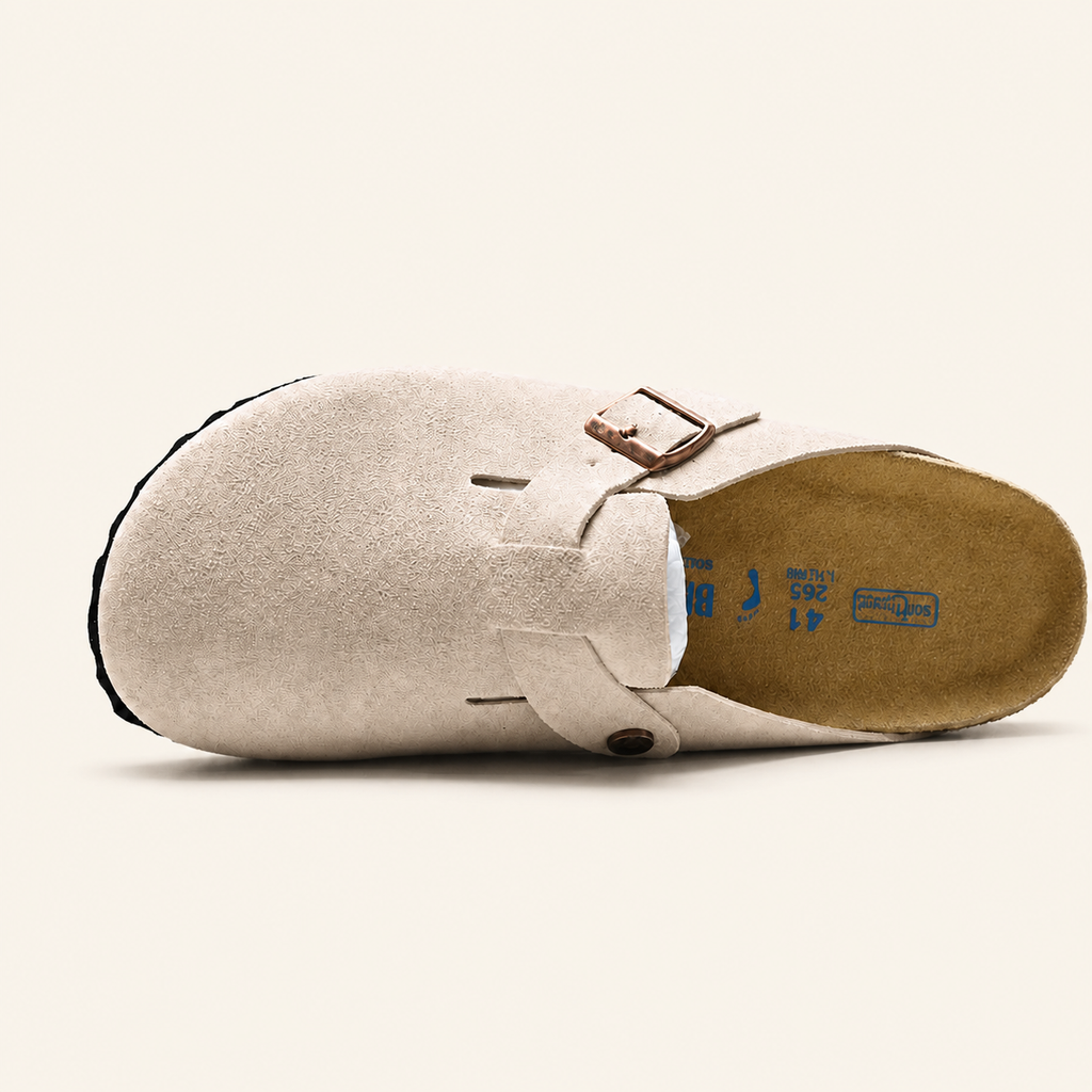 Birkenstock Boston Suede חול לגברים - תמונה 2