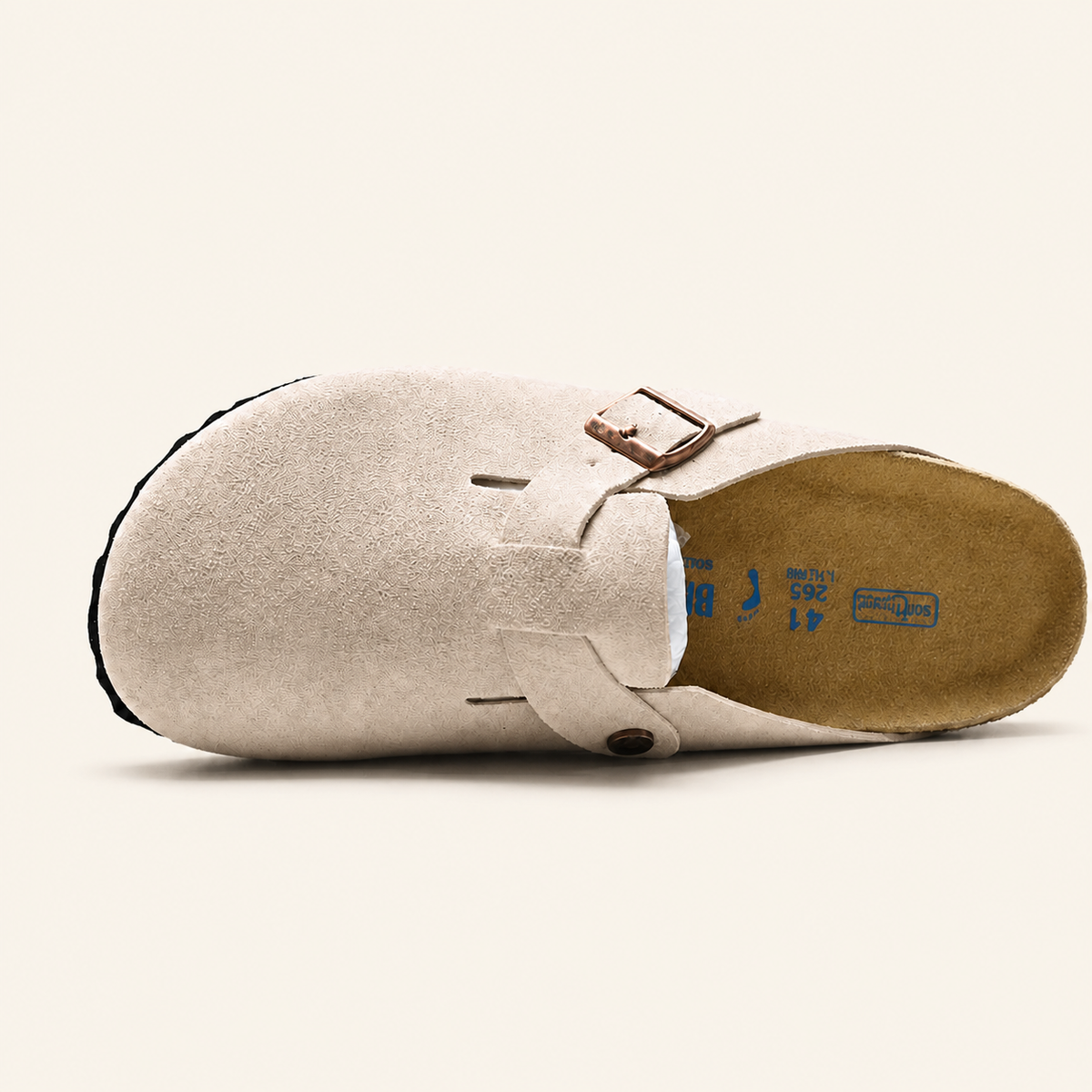 Birkenstock Boston Suede חול לגברים - תמונה 2