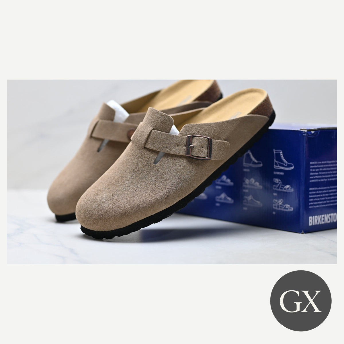 Birkenstock Boston Suede טאופ לגברים - תמונה 3