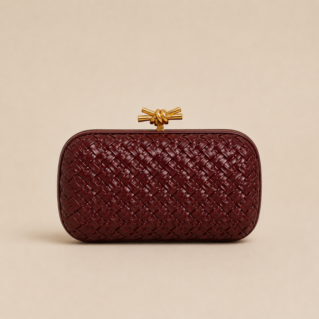 Bottega Veneta Knot Clutch - front