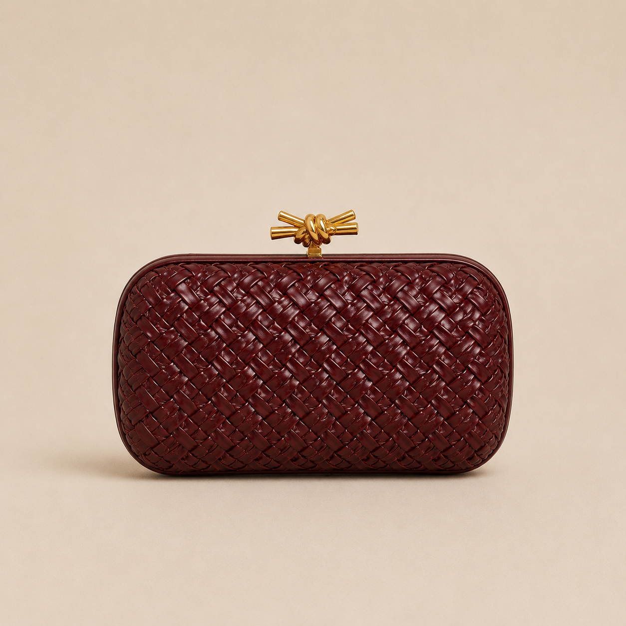 Bottega Veneta Knot Clutch - front