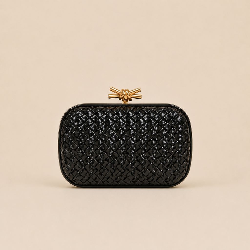 Bottega Veneta Knot Clutch - front