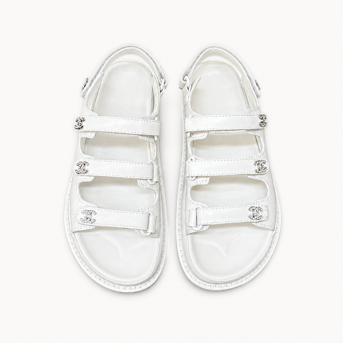 CC Slim-Strap Sandals White – catalog view