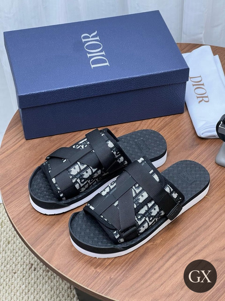 Dior Alias Sandal Black Oblique - original product photo with Gallery X logo