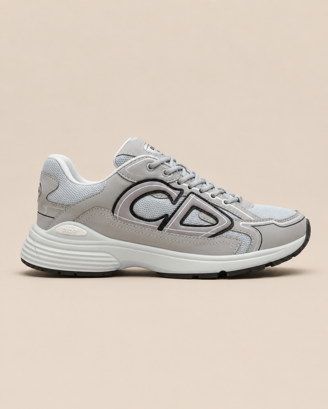 Dior B30 Sneaker Light Grey - side