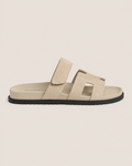 Hermes Chypre Sandal Beige Suede - Side