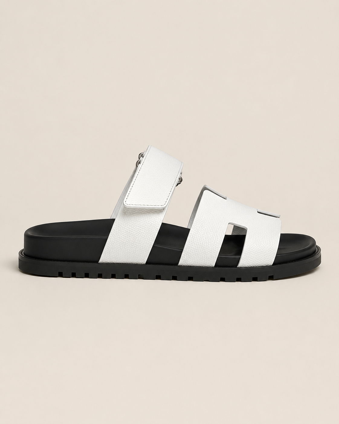 Hermes Chypre Sandal White