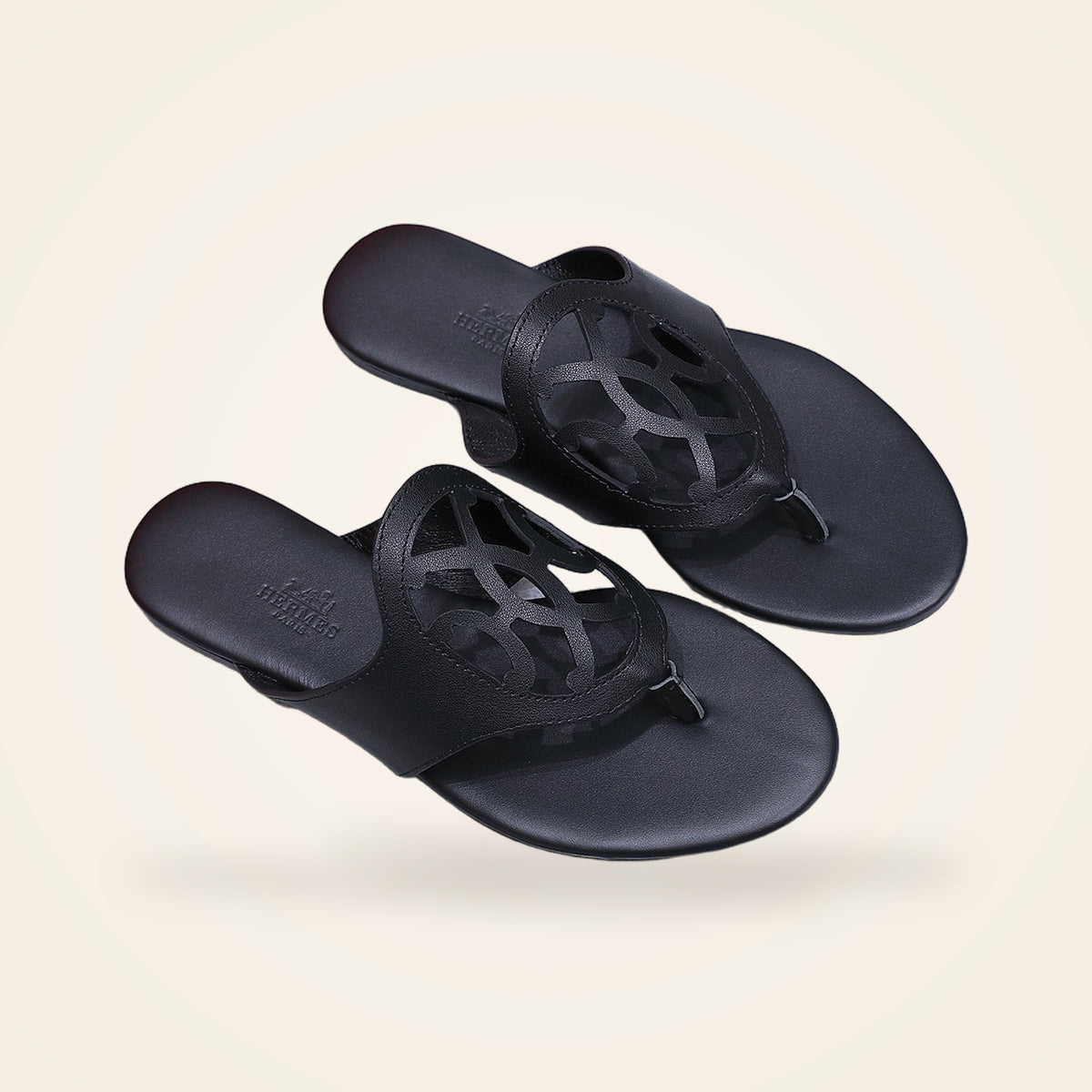 Hermès Cutout Thong Sandal Black - catalog 2