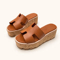 Hermès Eze 30 Sandal Naturel - side pair view