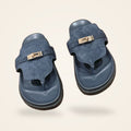 Hermès Kelly Thong Sandal Navy - catalog front