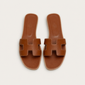 Hermès Oran Sandal Dark Brown - catalog front