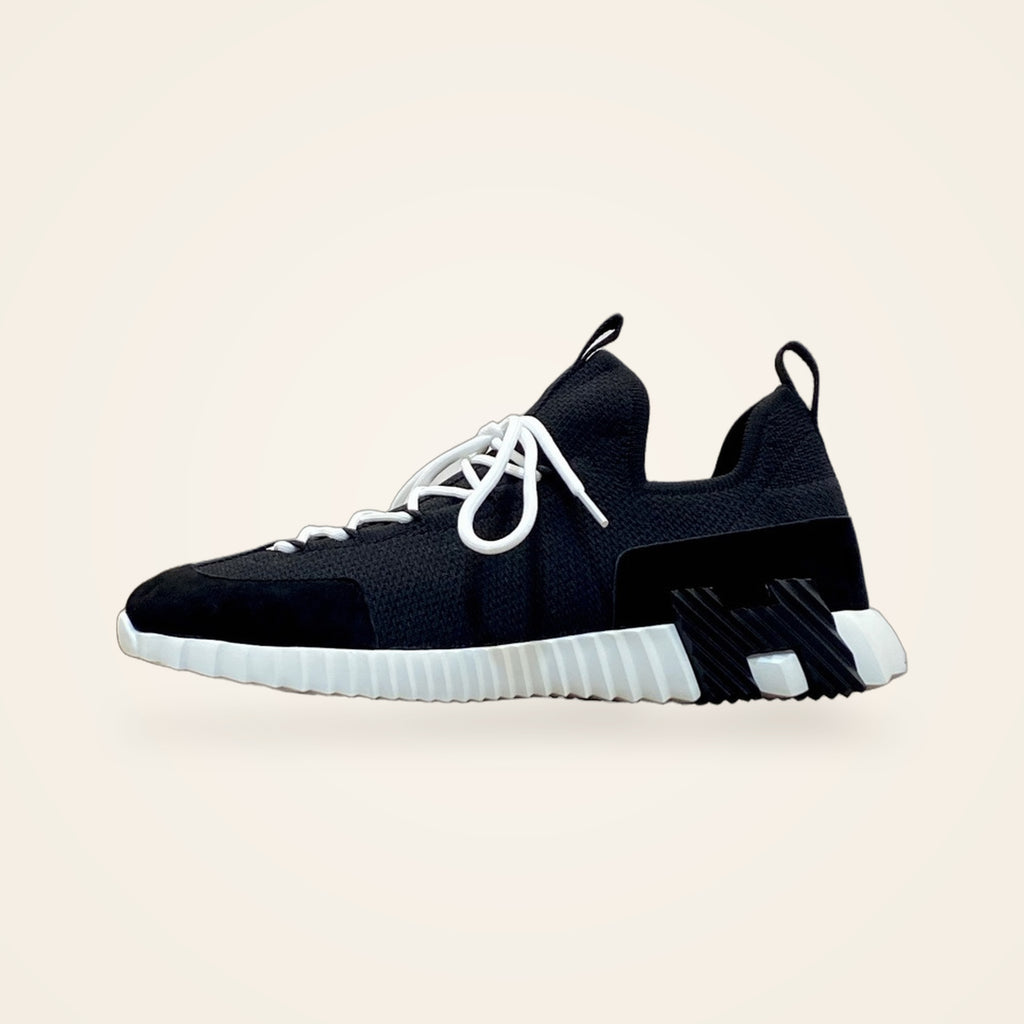 Hermès Trail Sneaker Black White Sole