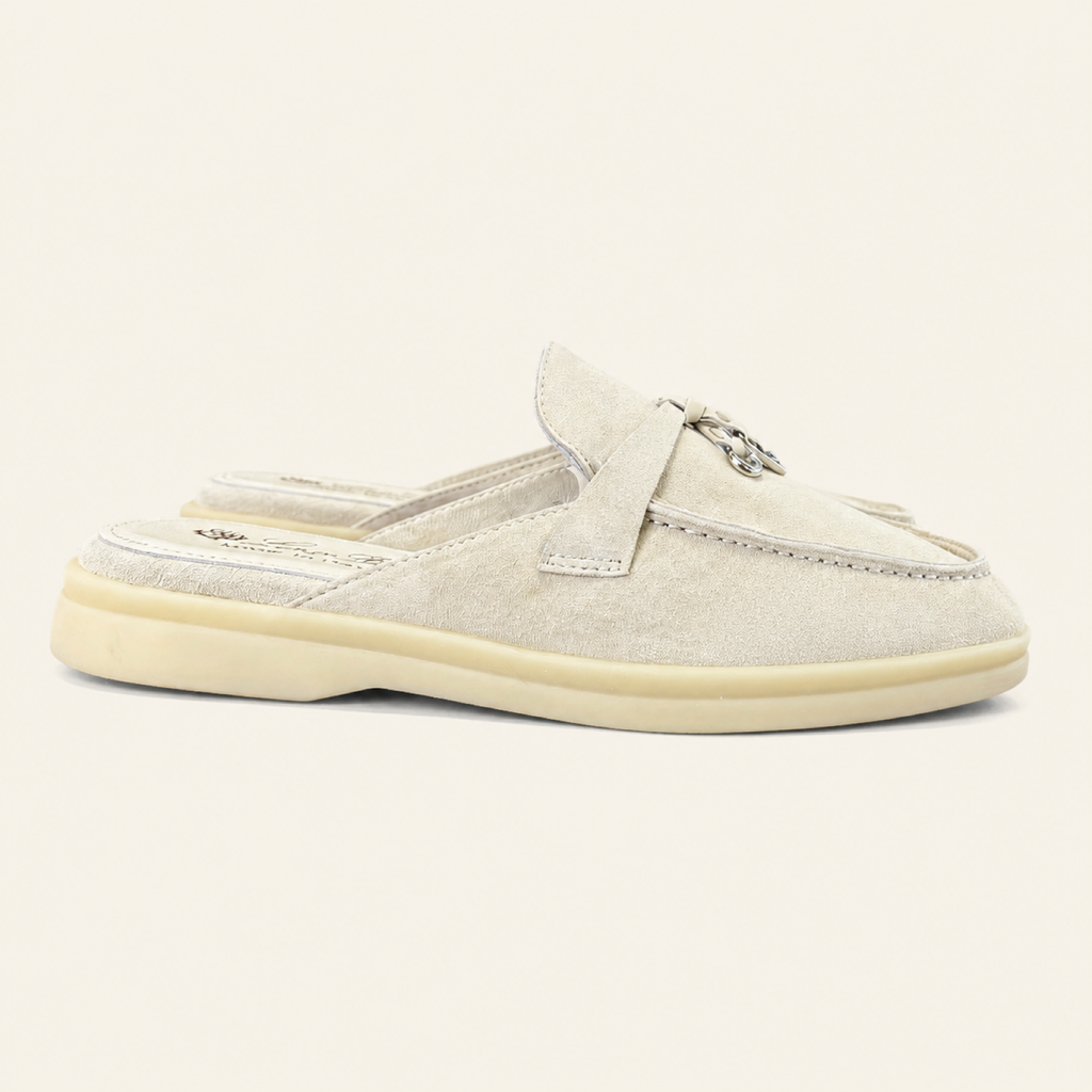 Summer Charms Walk Mule – Beige