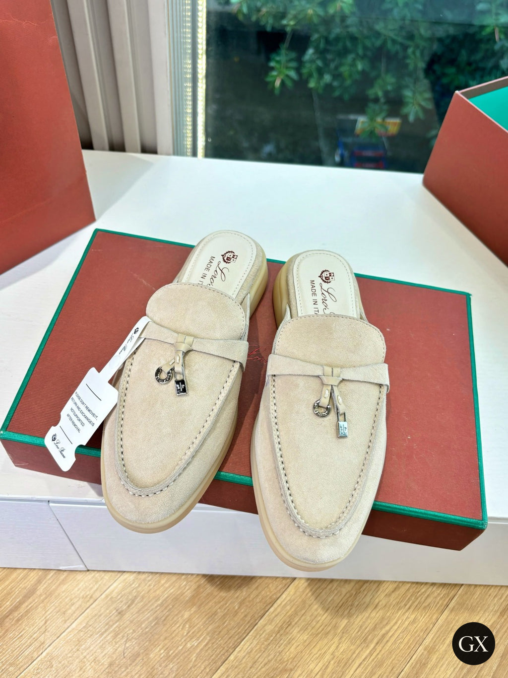 Summer Charms Walk Mule – Beige