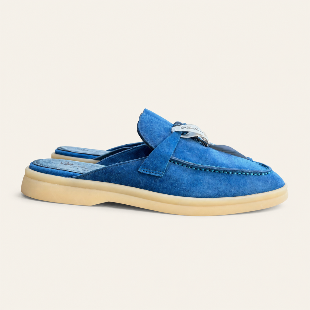 Summer Charms Walk Mule – Blue