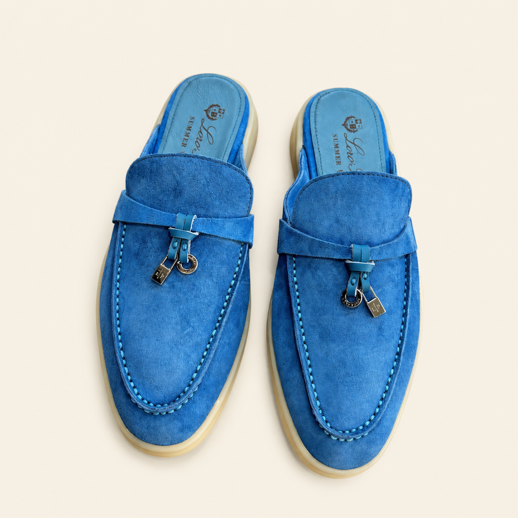 Summer Charms Walk Mule – Blue