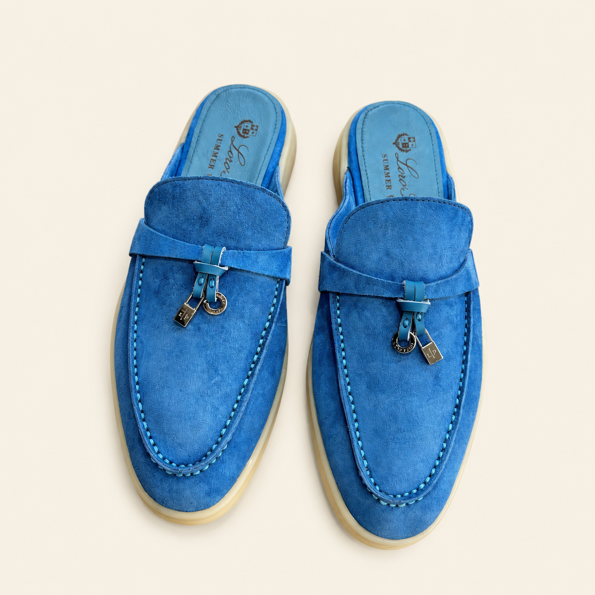 Summer Charms Walk Mule – Blue