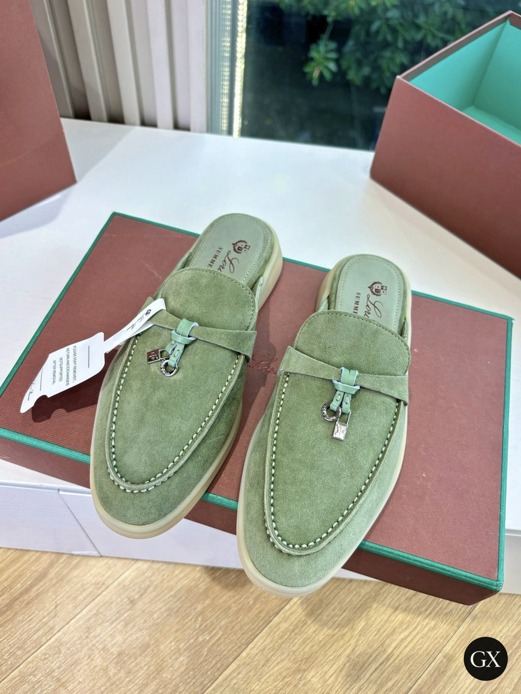 Summer Charms Walk Mule – Green