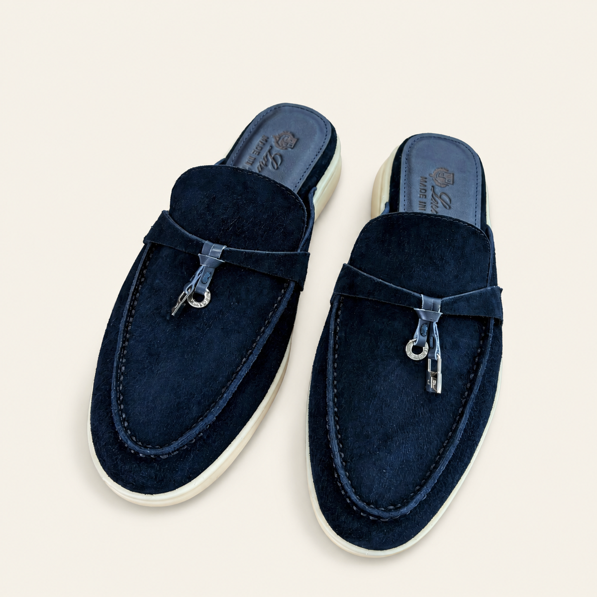 Summer Charms Walk Mule – Navy