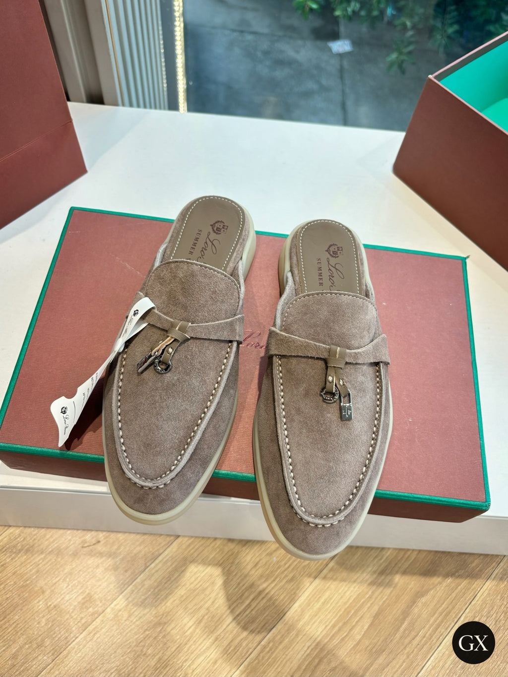 Summer Charms Walk Mule – Taupe