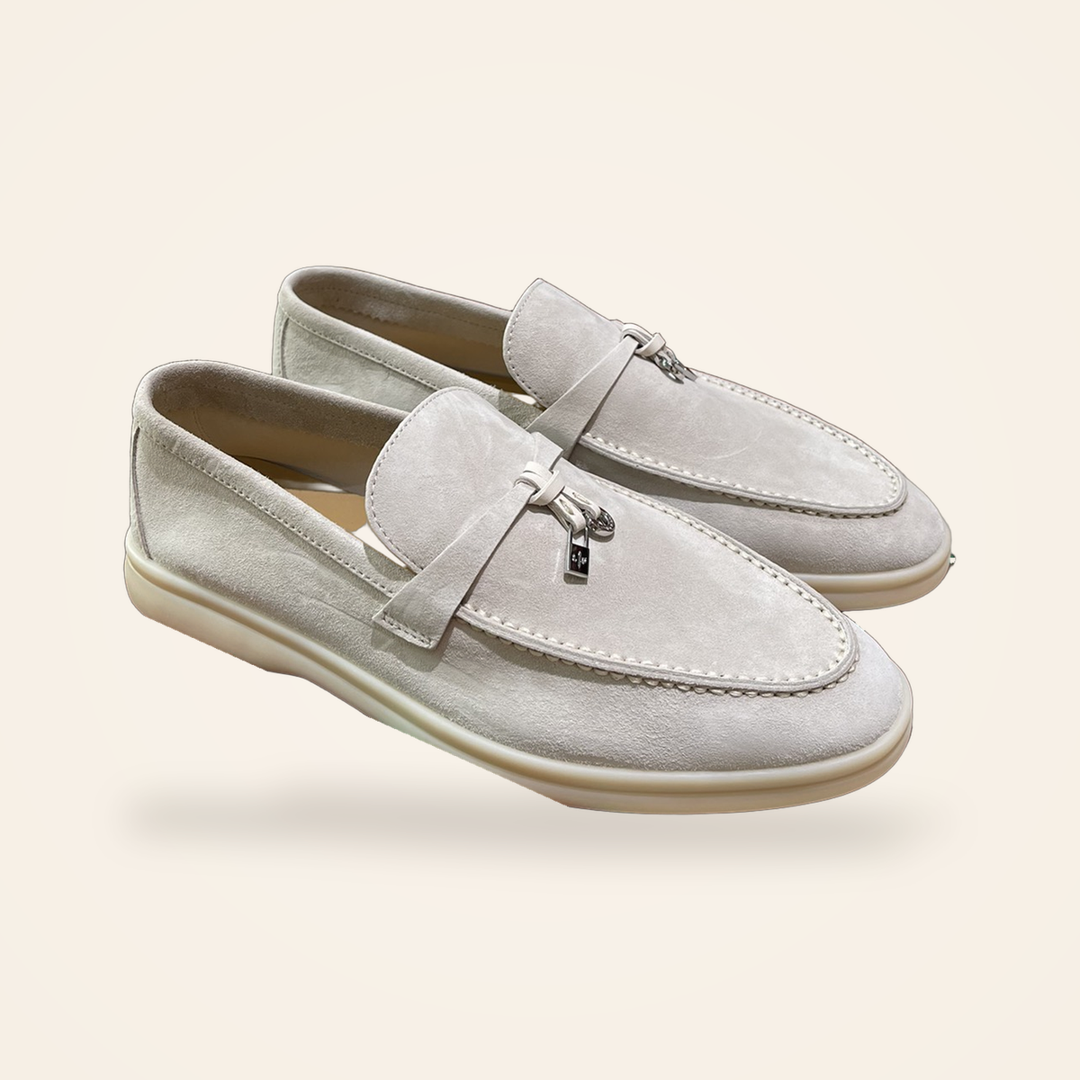 Summer Charms Walk Loafer Women – Light Grey - 1