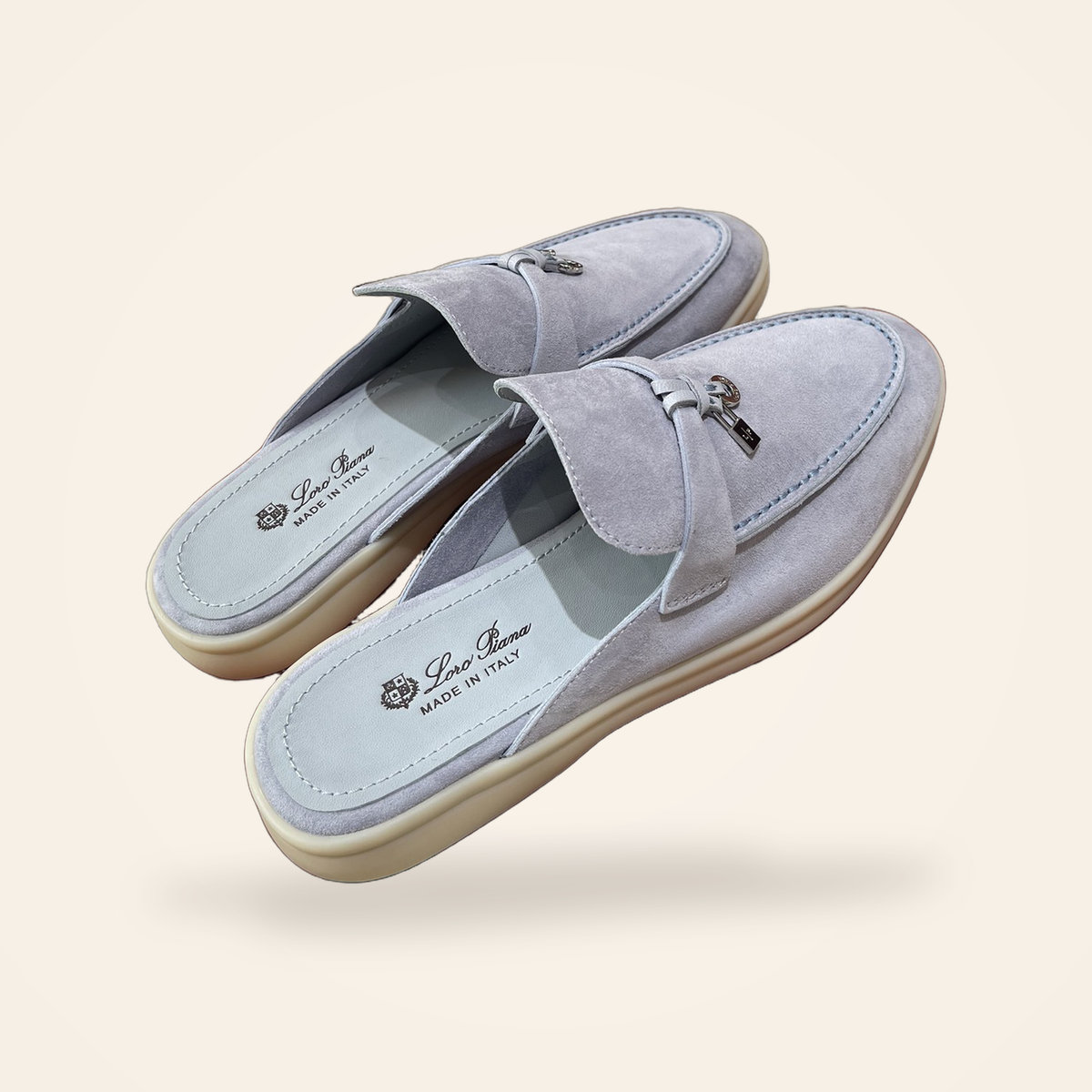 Summer Charms Walk Mule Women – Light Grey – second angle