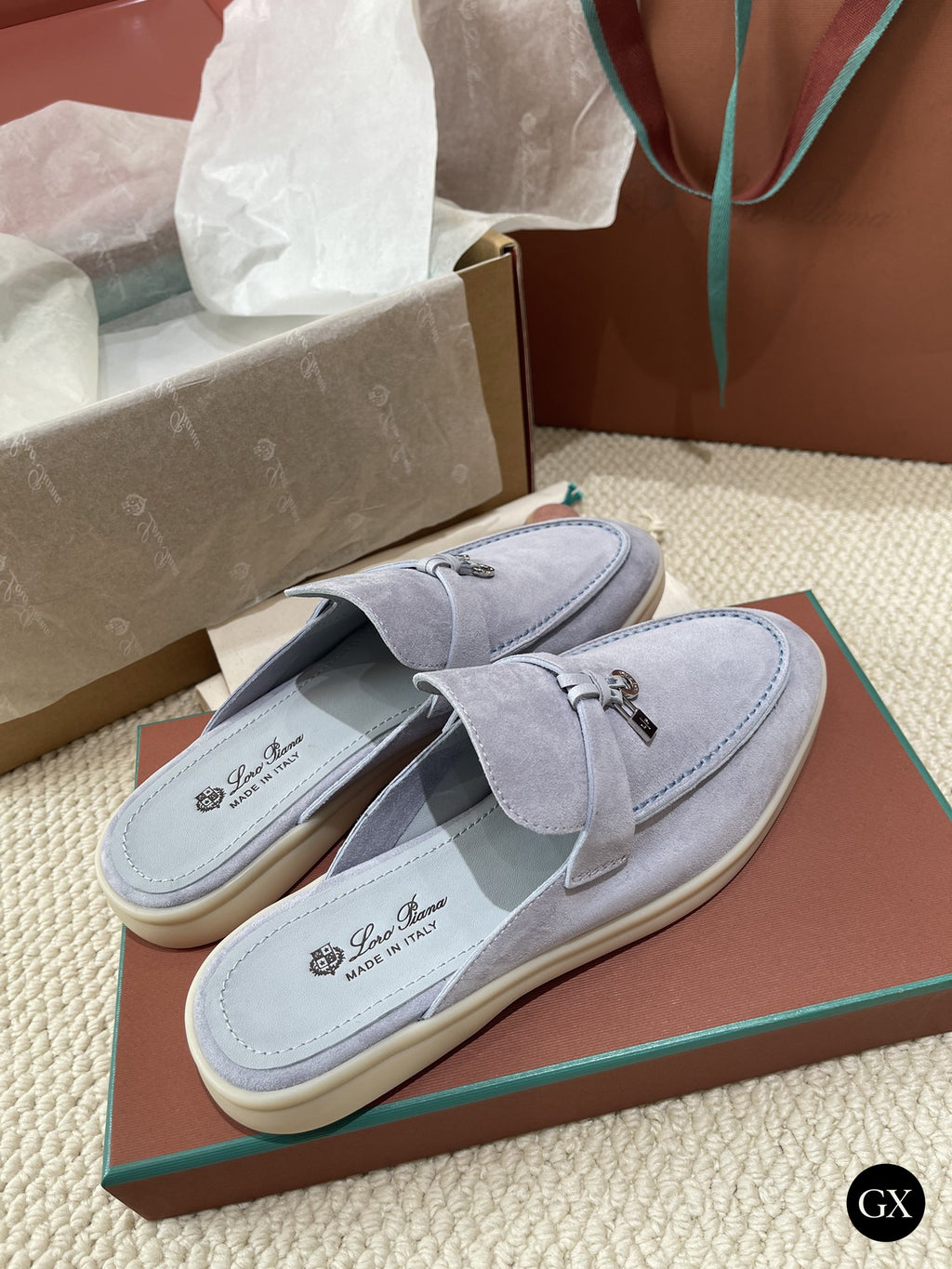 Summer Charms Walk Mule Women – Light Grey – original GX