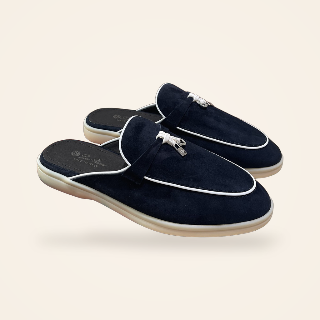 Summer Charms Walk Mule Women – Navy / White – second angle