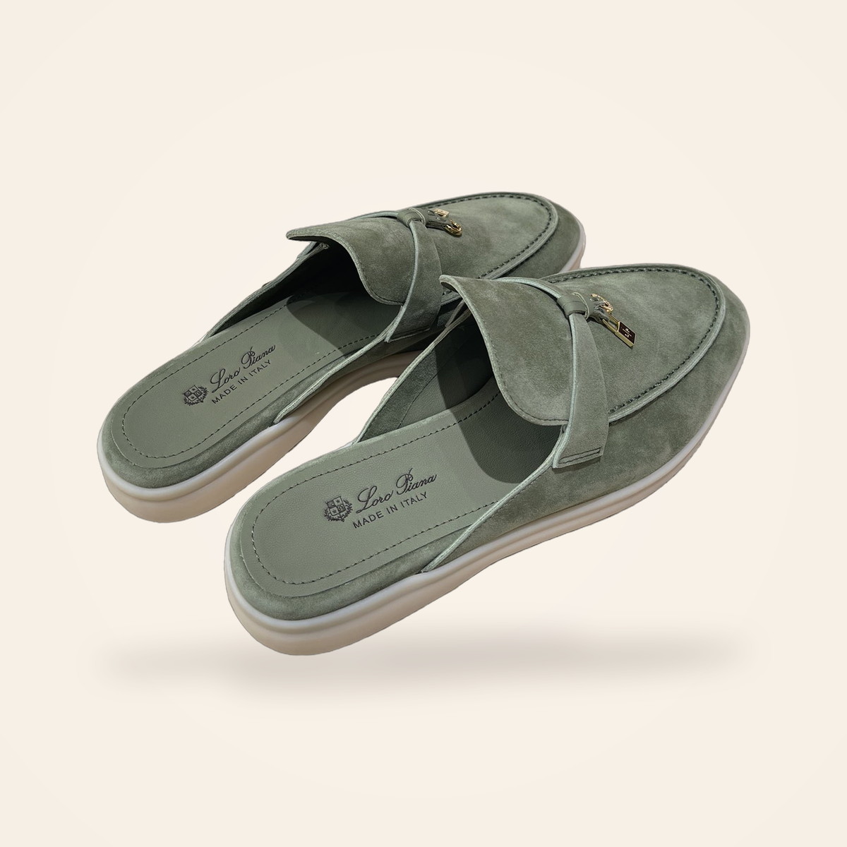 Summer Charms Walk Mule Women – Sage Green – second angle
