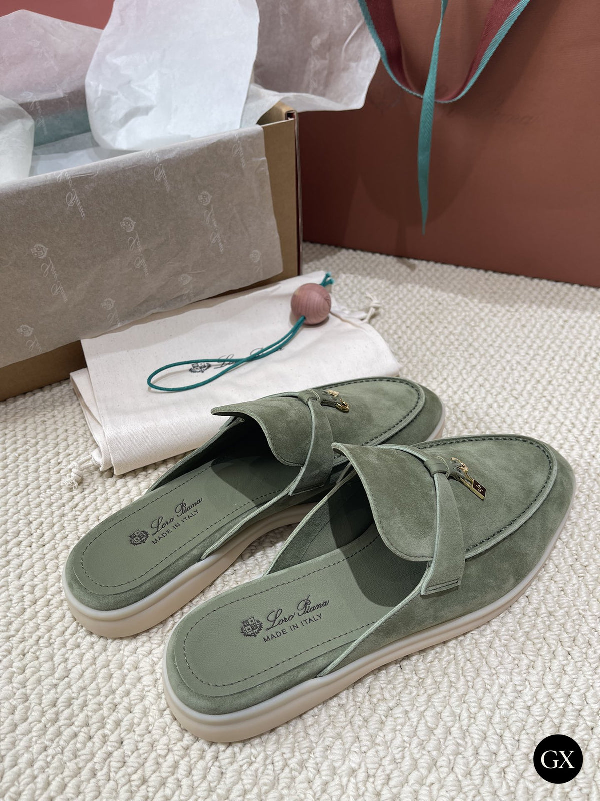 Summer Charms Walk Mule Women – Sage Green – original GX