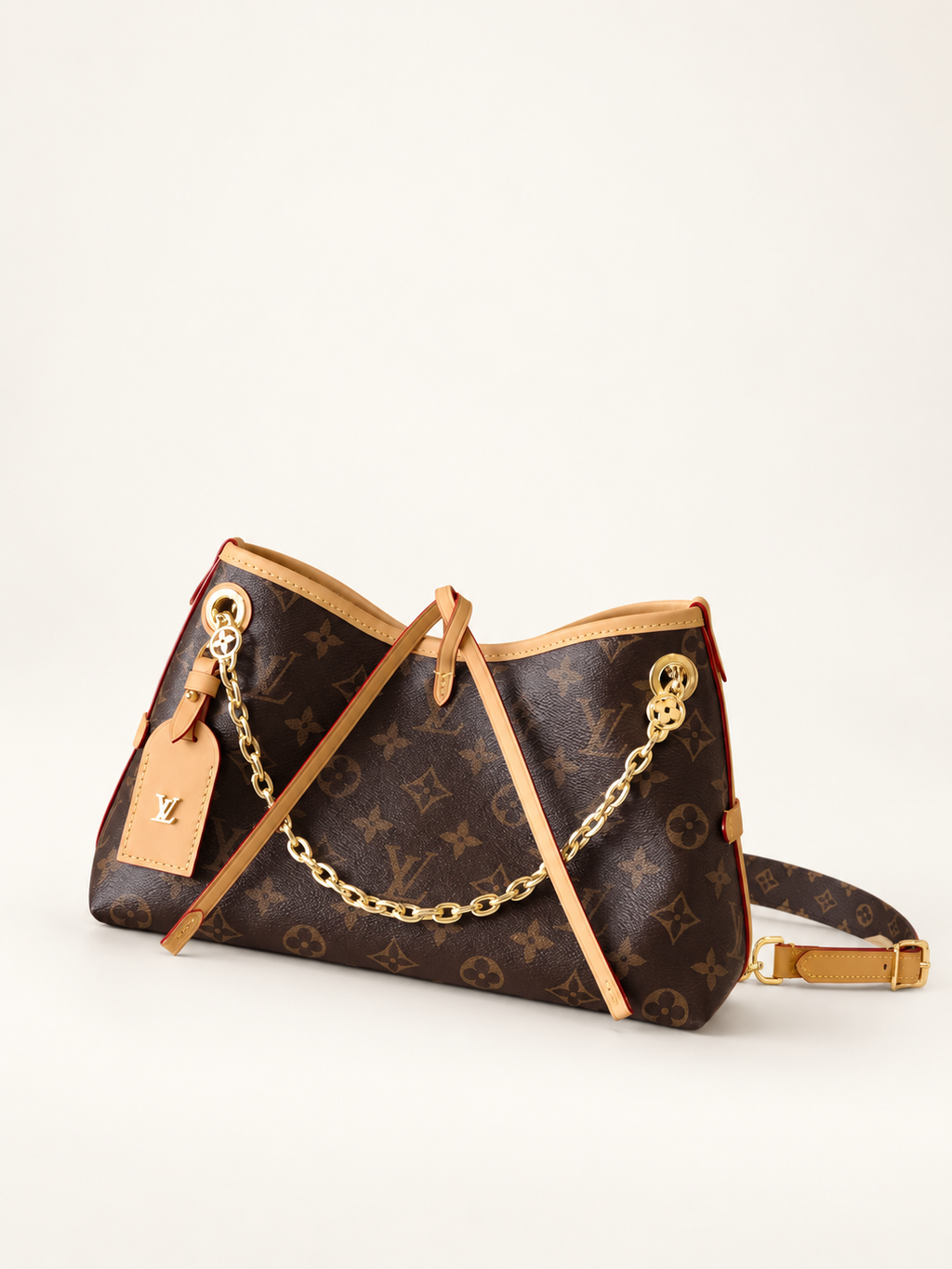תיק Louis Vuitton CarryAll BB Monogram – מבט קדמי