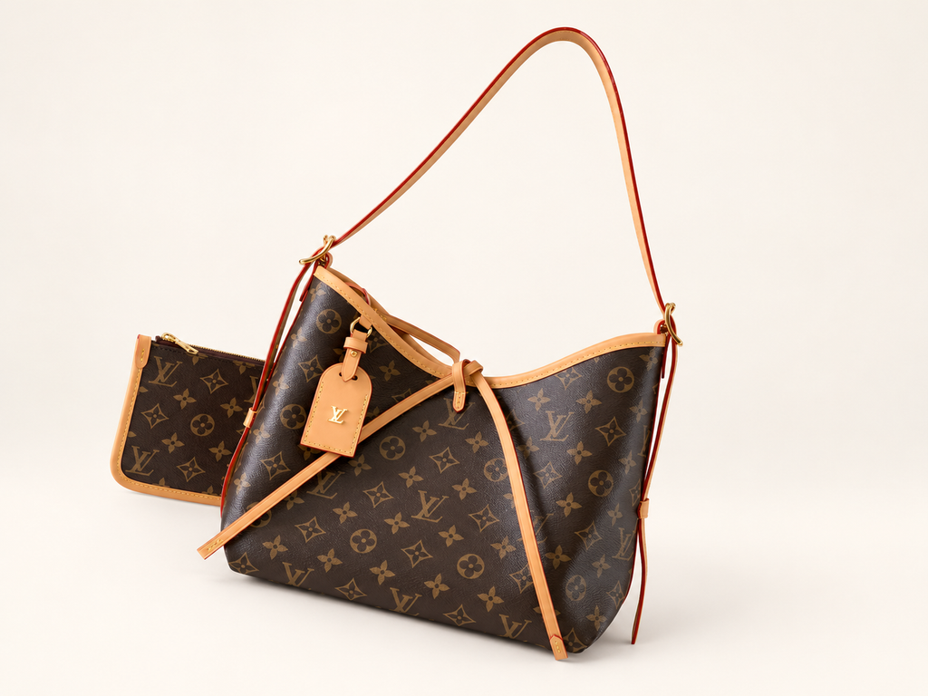 תיק Louis Vuitton CarryAll PM Monogram – מבט קדמי