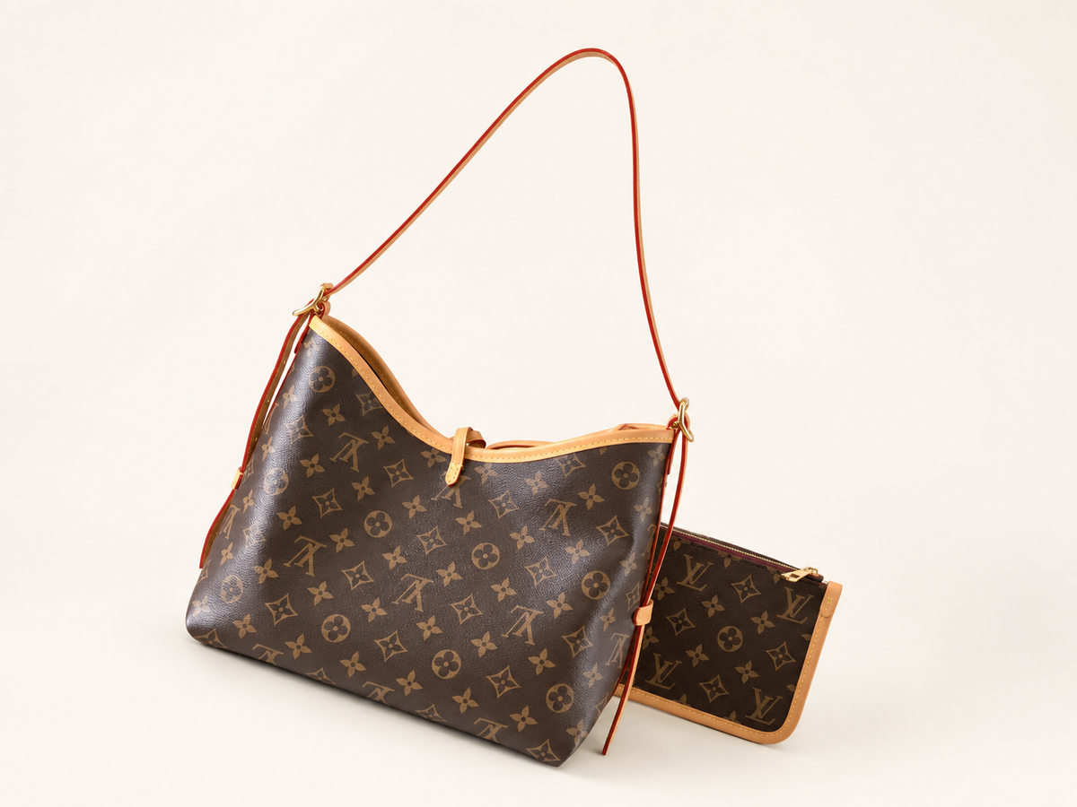 תיק Louis Vuitton CarryAll PM Monogram – מבט אחורי