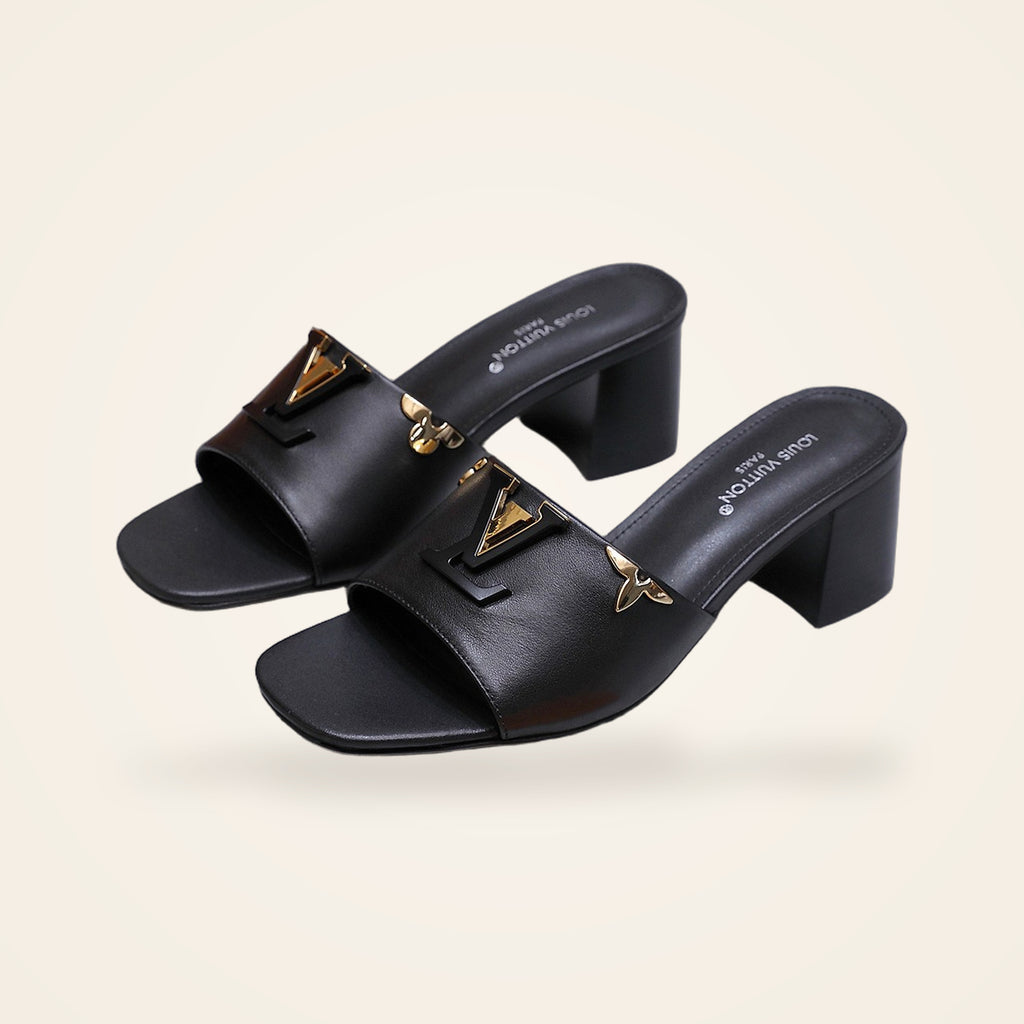 Louis Vuitton Heel Mule Black